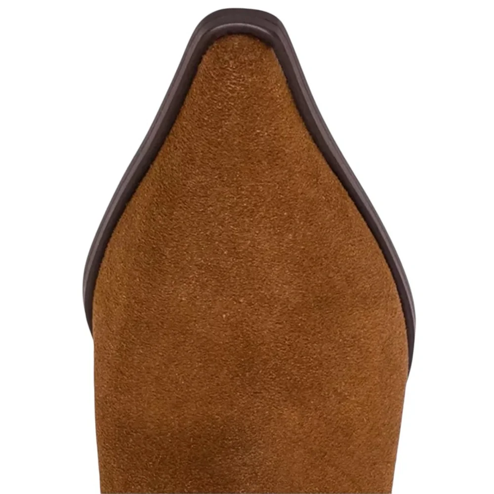 New Steve Madden Suede Lingo Knee-High Pointed-Toe Stiletto Dress Boots